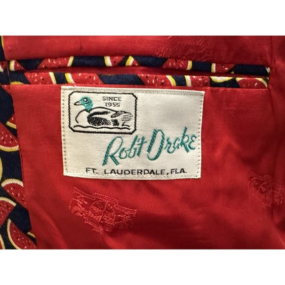 VTG Watermelon Motif Jacket Blazer Robert Drake Ft Lauderdale FL Union Made‎ USA - Picture 9 of 16